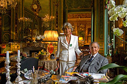 Condes Hubert e Isabelle Dornaro Paris Abril 2009 / Revista Caras Brasil