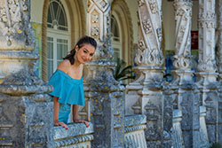 Marina Moschen Castelo de Bussaco Portugal Outubro 2017 / Revista Caras 
