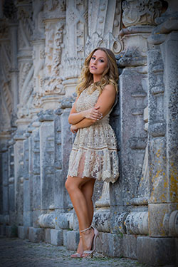 Carla Diaz Castelo de Bussaco Portugal Outubro 2017 / Revista Caras