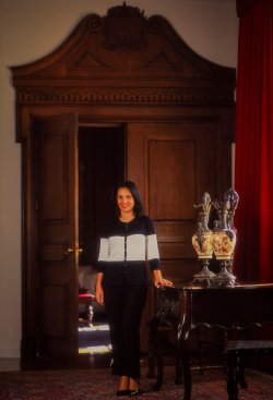 Lu Alckmin Palacio dos Bandeirantes julho de 2001